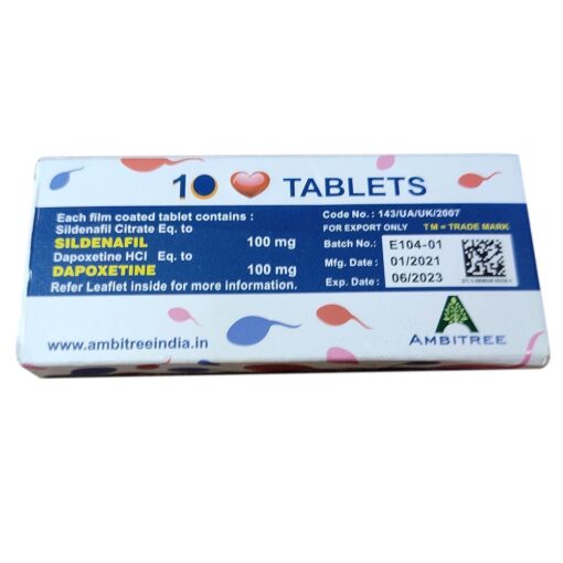 VegaForce 藍蝌蚪雙效片威而鋼雙效片 超強雙效偉哥增硬持久  200mg 10顆/盒 香港現貨正品 - Image 2